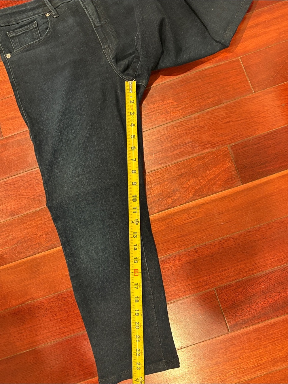 Good American Dark Navy Women’s Size 10 | 30 R Good Legs Straight Blue Jeans - Picture 9 of 9